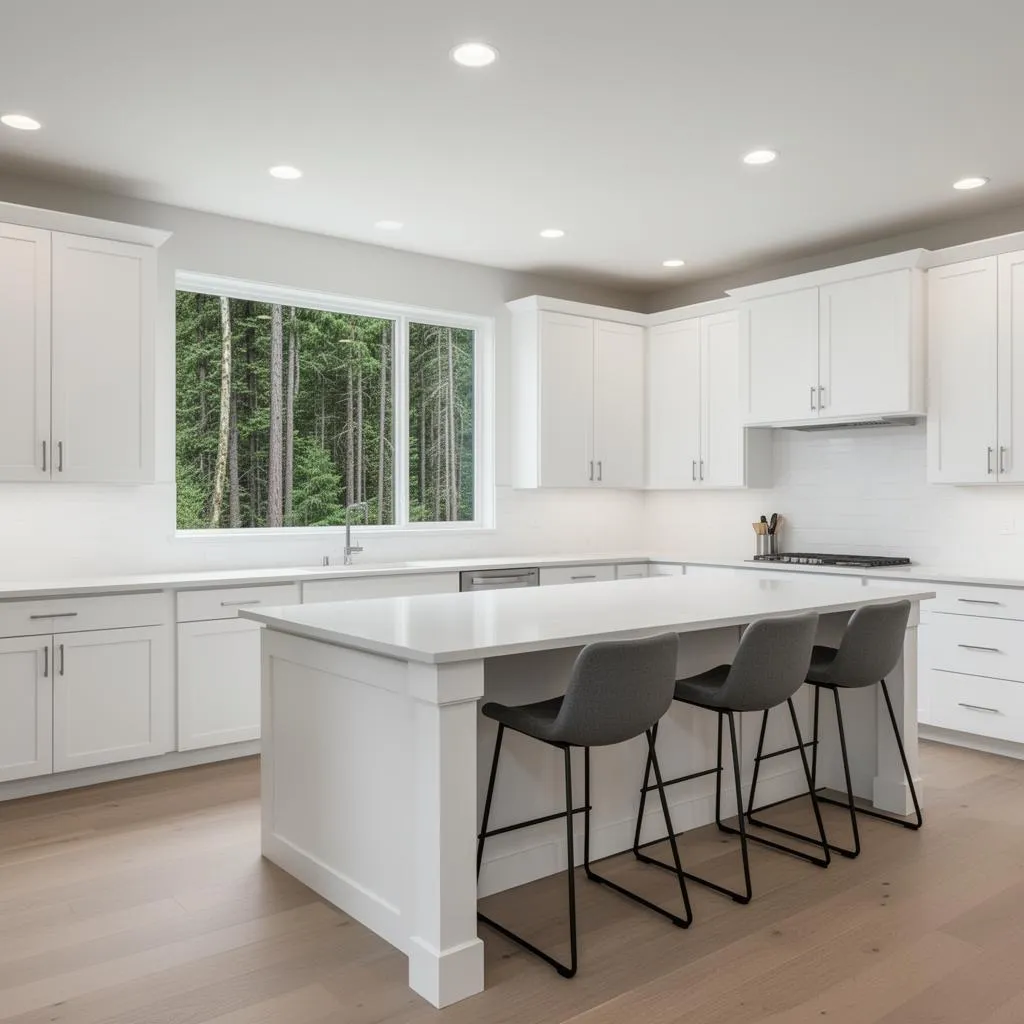 Kitchen cleaned by professional maid service in Beaverton, Oregon