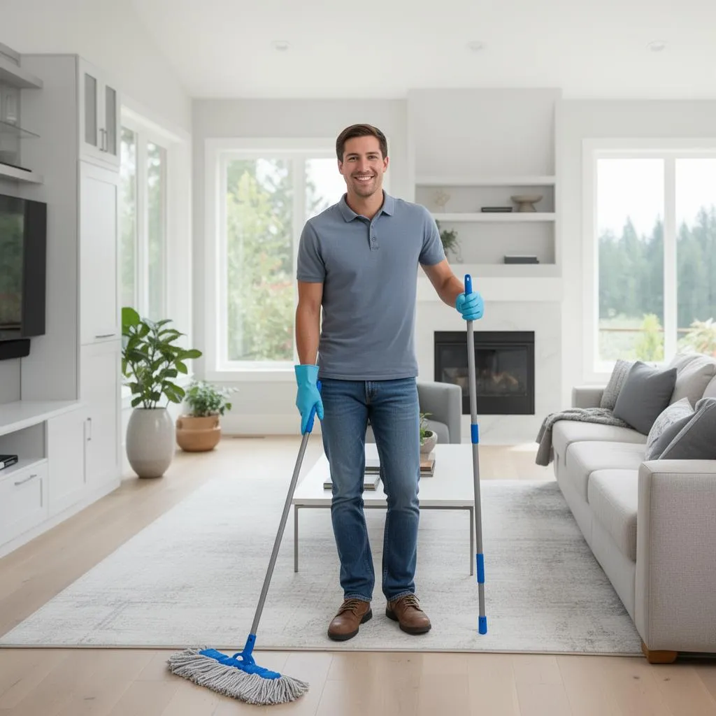 Neat Hive house cleaner providing maid service in a Beaverton, Oregon home