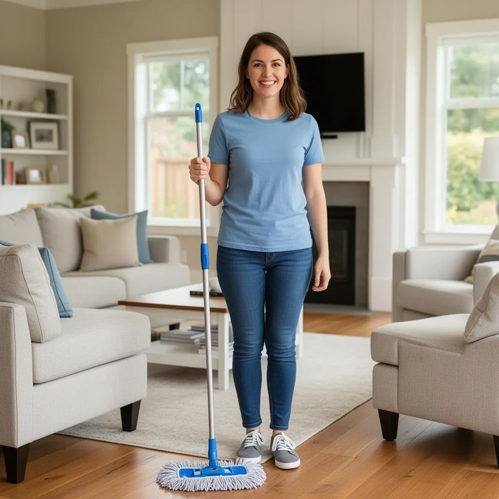 Neat Hive house cleaner providing maid service in a Damascus, Oregon home