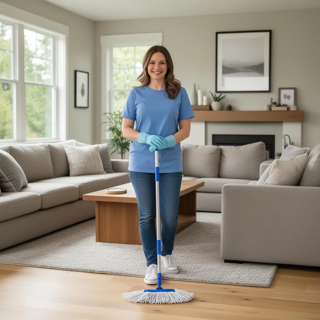 Neat Hive house cleaner providing maid service in a Hazeldale, Oregon home
