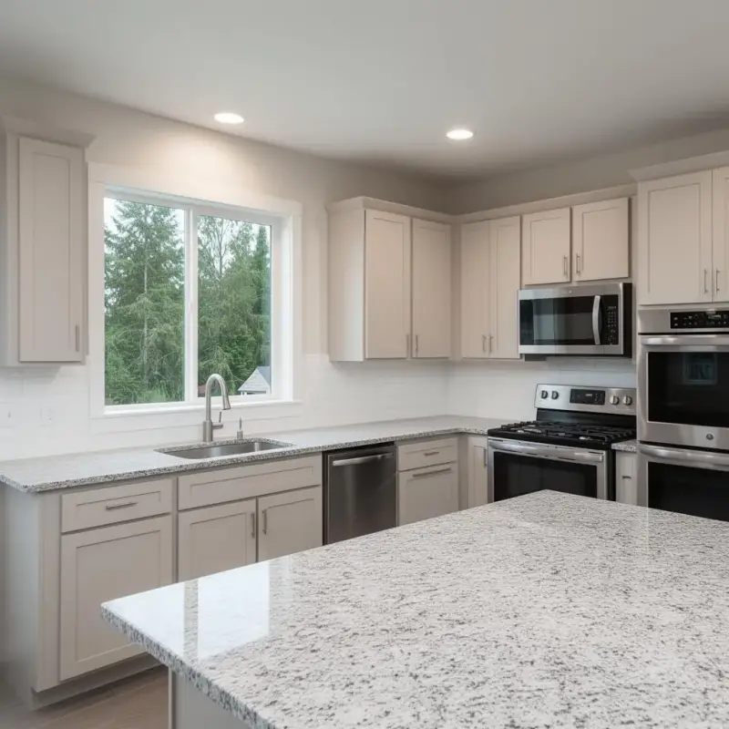 Kitchen cleaned by professional maid service in Milwaukie, Oregon