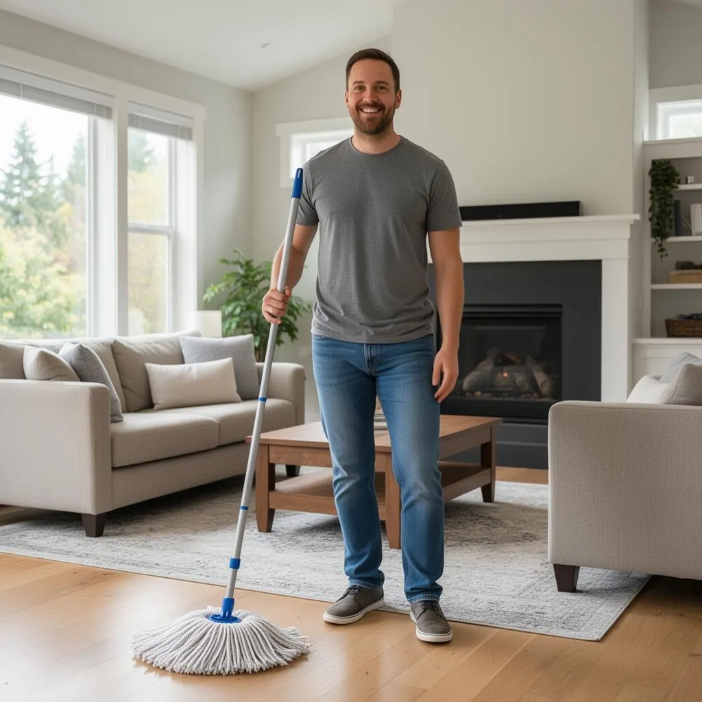Neat Hive house cleaner providing maid service in a Milwaukie, Oregon home