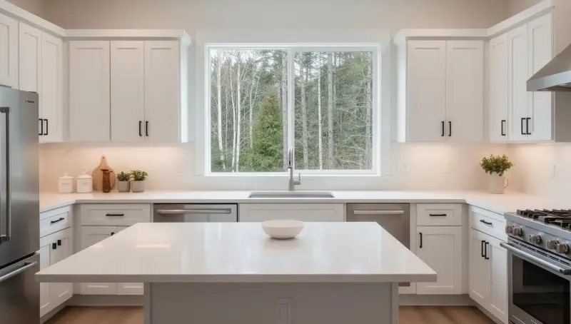 Kitchen cleaned by professional maid service in Portland, Oregon