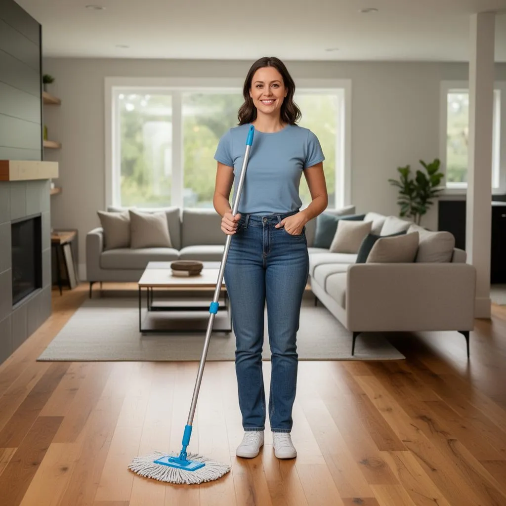 Neat Hive house cleaner providing maid service in a Portland, Oregon home