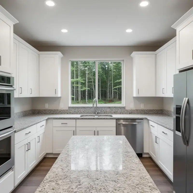 Kitchen cleaned by professional maid service in Tigard, Oregon