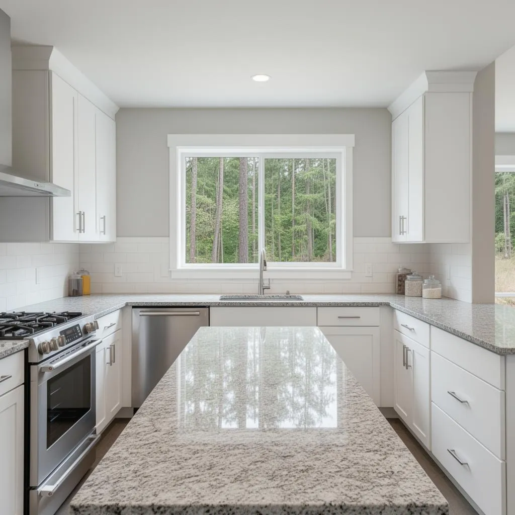 Kitchen cleaned by professional maid service in Troutdale, Oregon